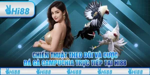 Chiến thuật theo dõi và cược đá gà Campuchia trực tiếp tại Hi88