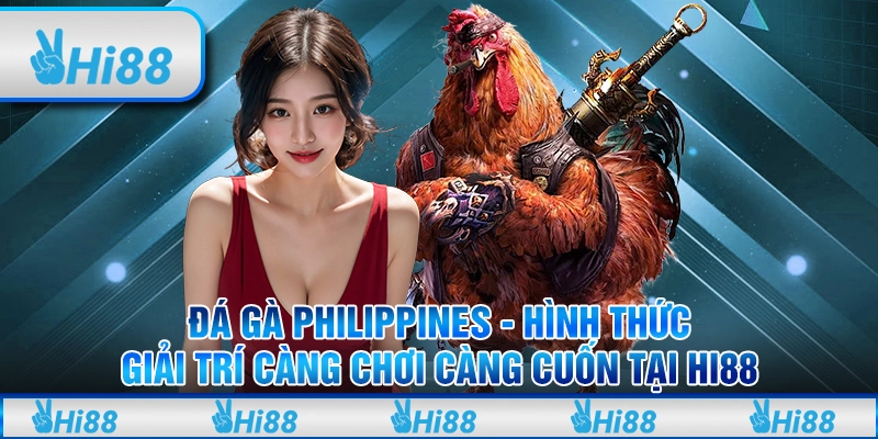 Đá gà Philipines – Hình thức giải trí càng chơi càng cuốn tại Hi88