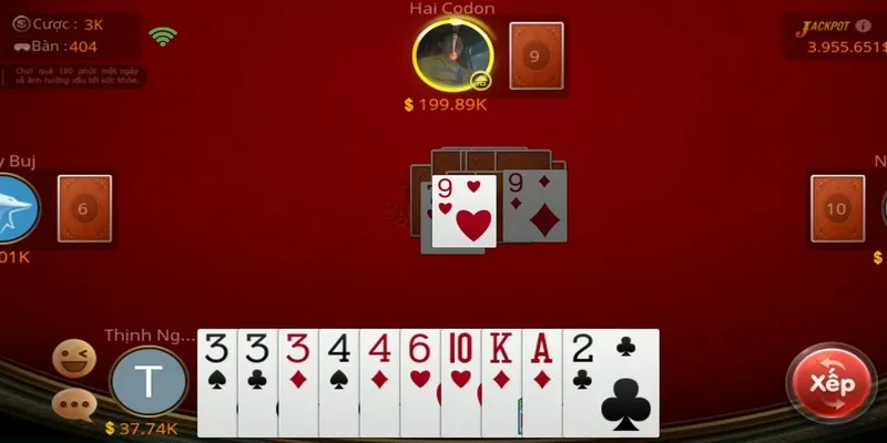 Đánh bài Tiến lên cần sự bình tĩnh nhất định