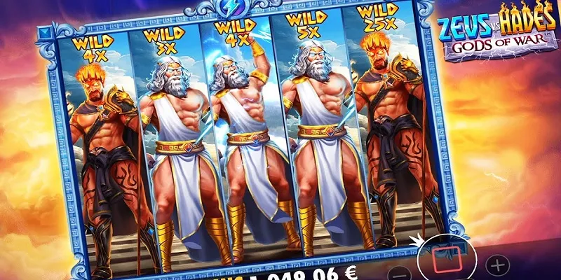 Giao diện slot games thần thoại tại Hi88