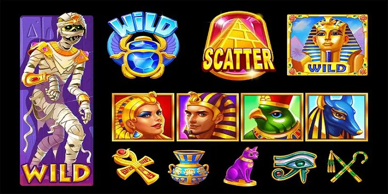 Các biểu tượng độc đáo trong slot games Kim tự tháp