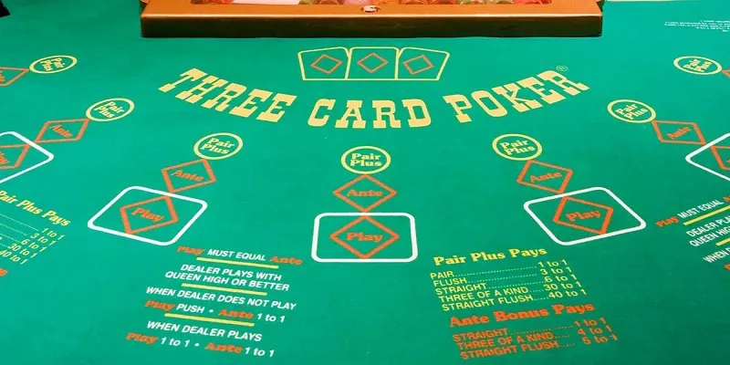 Sự đơn giản trong luật chơi là điểm nhấn hấp dẫn của bài Three Card Poker